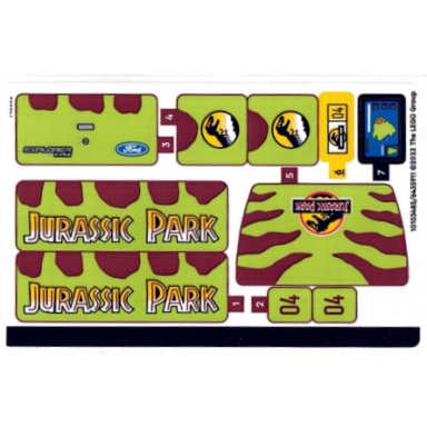 sticker sheet for set 76959 - 10103485 6435911