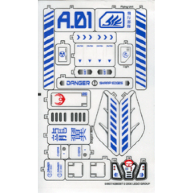 sticker sheet for set 7700 - 54907 4286397