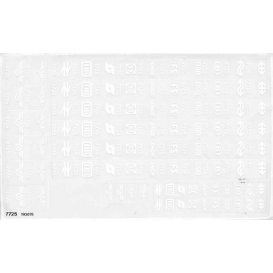 sticker sheet for set 7725 - 193075