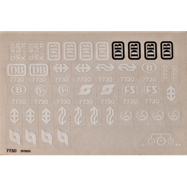 sticker sheet for set 7730 - first version - 191905
