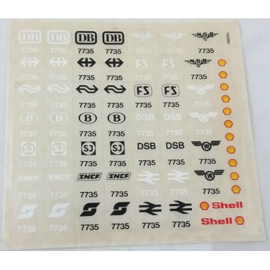 sticker sheet for set 7735 - 196945