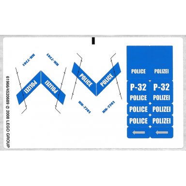 sticker sheet for set 7741 - 61966 4520689