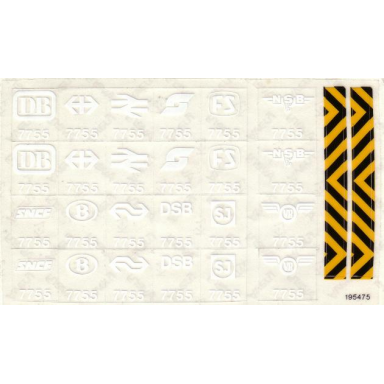 sticker sheet for set 7755 - 195475