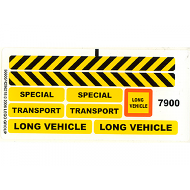 sticker sheet for set 7900 - 56605 4296218