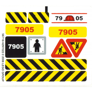 sticker sheet for set 7905 - 56716 4297022
