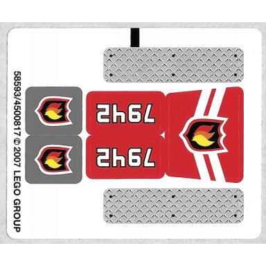 sticker sheet for set 7942 - 58593 4500817