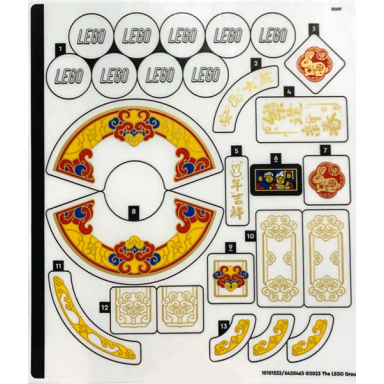 sticker sheet for set 80111 - 10101533 6420463
