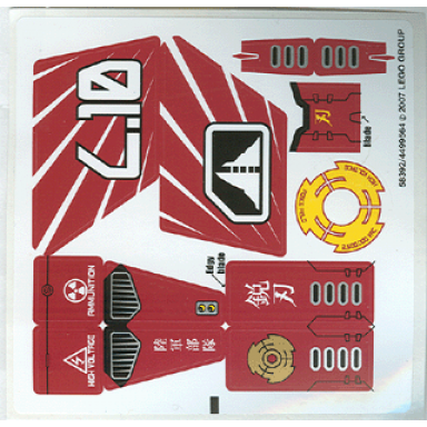 sticker sheet for set 8102 - 58392 4499564