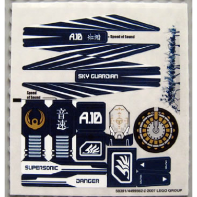 sticker sheet for set 8103 - 58391 4499562