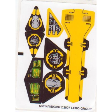 sticker sheet for set 8105 - 58514 4500387