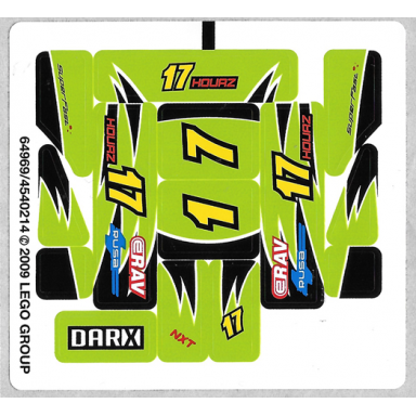 sticker sheet for set 8119 - 64969 4540214