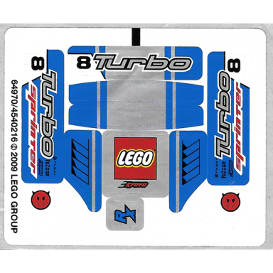 sticker sheet for set 8120 - 64970 4540216