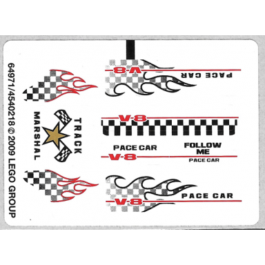 sticker sheet for set 8121 - 64971 4540218