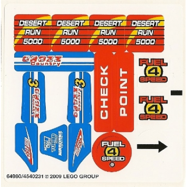 sticker sheet for set 8126 sheet 2 - 64980 4540231