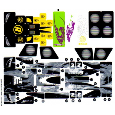 sticker sheet for set 8161 sheet 2 black version - 63086 4527349