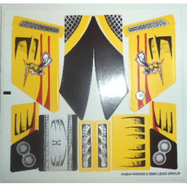 sticker sheet for set 8166 - 84564 4540332