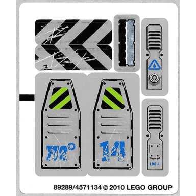 sticker sheet for set 8189 - 89289 4571134