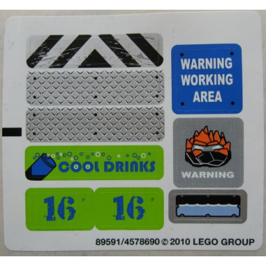 sticker sheet for set 8191 - 89591 4578690