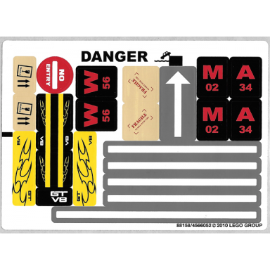sticker sheet for set 8196 - sheet 2 88158 4566052