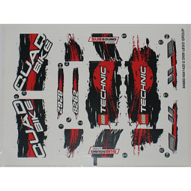 sticker sheet for set 8262 - 84880 4541420
