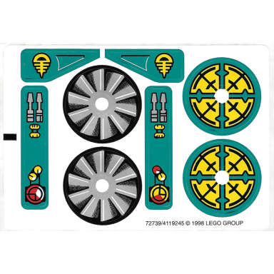 sticker sheet for set 8269 - sheet 1 72739 4119245