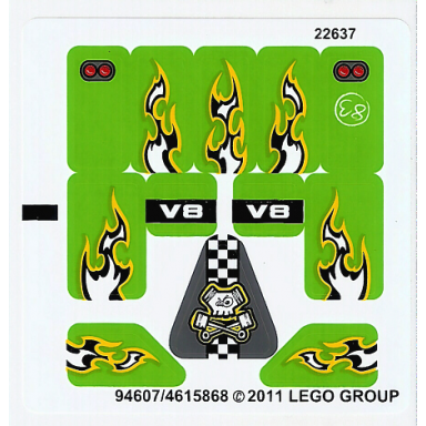 sticker sheet for set 8302 - 94607 4615868