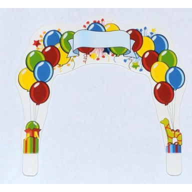paper cardboard arch for birthday set 850791