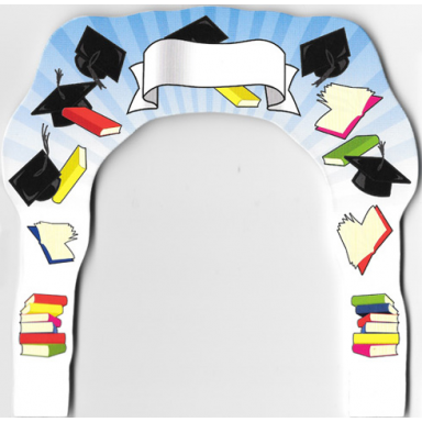 paper cardboard arch for graduation set 850935