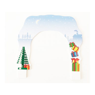 paper cardboard arch for holiday set 850939
