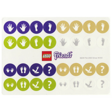 sticker sheet for set 853552