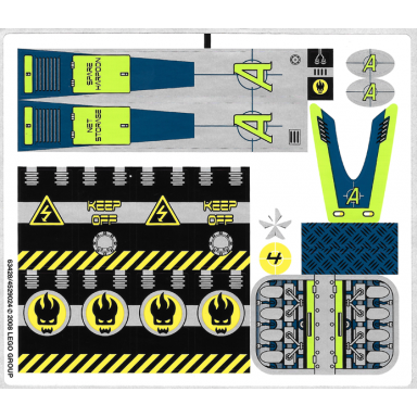 sticker sheet for set 8633 - 63428 4529024