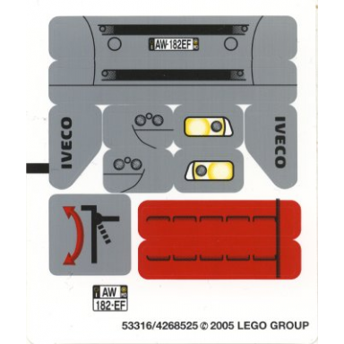 sticker sheet for set 8654 - sheet 2 53316 4268525