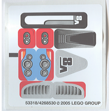 sticker sheet for set 8656 - 53318 4268530