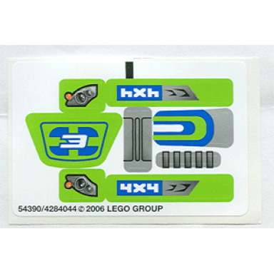 sticker sheet for set 8663 - 54390 4284044