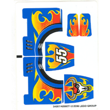 sticker sheet for set 8668 - 54397 4286071