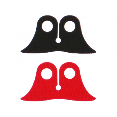 minifigure cape cloth pointed collar with black and red sides