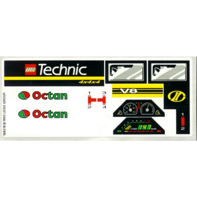 sticker sheet for set 8880 - 168315