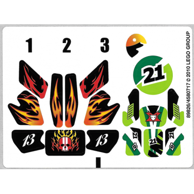 sticker sheet for set 8896 - 89826 4580717