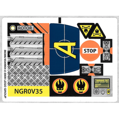 sticker sheet for set 8969 - 86386 4549904