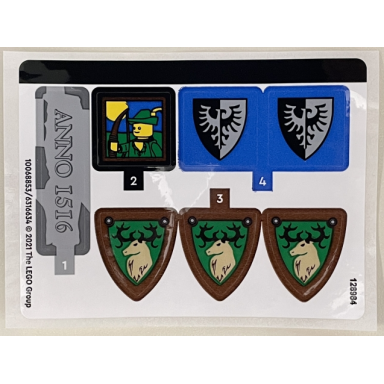 sticker sheet for set 910001 - 10068853 6316634