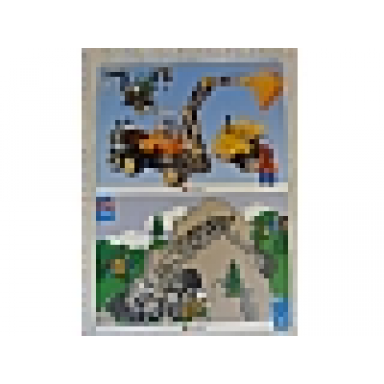 paper cardboard backdrop for set 9203 - mountain and rocks 4226807