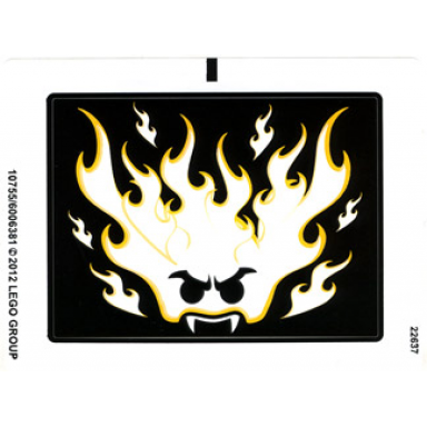 sticker sheet for set 9464 - glow in dark version - 10755 6006381