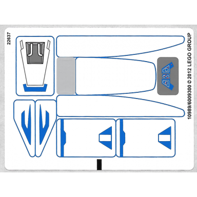 sticker sheet for set 9525 - 10989 6009300