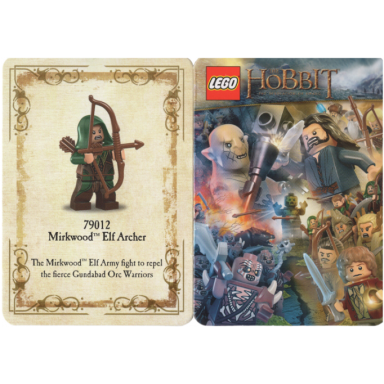 paper card insert mirkwood elf archer elf-1