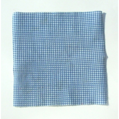 duplo cloth 9 x 9 with blue and white checkered pattern 3605