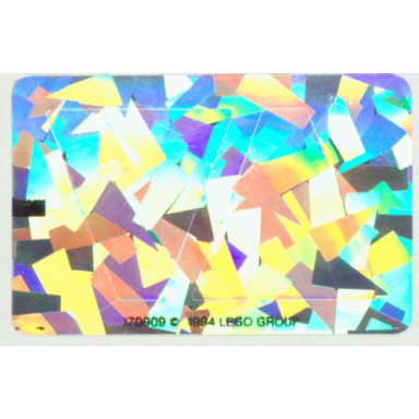 sticker sheet for sets 2154 5129 5384 6856 6900 6915 6958 6975 6982 and 6999 holographic mirrored - 170909