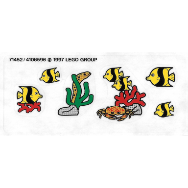 sticker sheet for sets 1782 6441 6442 6558 6559 and 6560 - 71452 4106596
