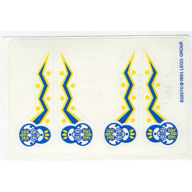 sticker sheet for sets 1788 6256 6264 6278 and 6292 - 822070