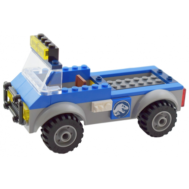 jurassic world dinosaur capture truck - set 10757
