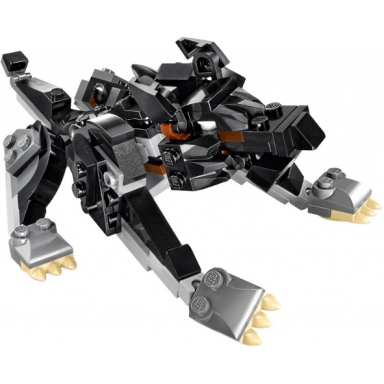 fenris wolf - set 76084 - brick built